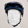 Cyklistická helma MET Terranova teal blue/black metalic matt 9