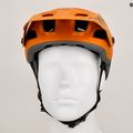 Cyklistická helma MET Terranova orange/titanium metalic matt 9