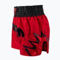 Pánské tréninkové šortky Venum Inferno Muay Thai červené/charcoal šedé/černé 3