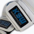 KSW grapplingové rukavice kožené bílé 5