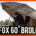 Fox 60' Camo Brolly hnědý deštník na kapry CUM268 4