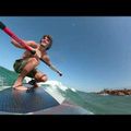 Prkno SUP Aqua Marina Wave - Surf iSUP, 2,65 m/10 cm, s vodítkem tmavě modré BT-22WA 12
