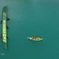 AquaMarina Rekreační kanoe Nafukovací kajak pro 3 osoby 12'2″ Ripple-370 zelený 21