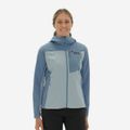 Dámská softshellová bunda Patagonia R1 CrossStrata Hoody lagom blue 16