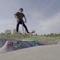 Street Surfing Stunt Scooter Ripper červeno-stříbrný freestyle skútr 9