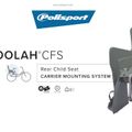 Dětská sedačka na kolo  Polisport Koolah CFS charcoal grey/cream 7