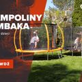 HUMBAKA Super 244 cm Oranžové trampolíny Super-8' 27