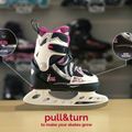 Dětské kolečkové brusle FILA Wizy G black/yellow magenta 10