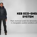 Pánská bunda do deště Fjällräven Keb Eco-Shell zelená F82411 11