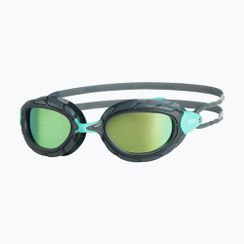 Plavecké brýle Zoggs Predator Titanium Reactor grey/ turquoise/ titanium reactor