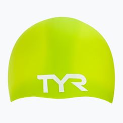 Plavecká čepice TYR Wrinkle Free Silicone limelight
