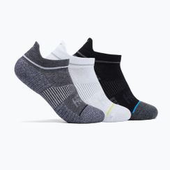 Ponožky HOKA No-Show Run 3 páry white/black/grey
