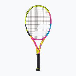 Dětská tenisová raketa Babolat Pure Aero Rafa 2gen žluto-růžová 140469