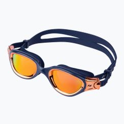 Plavecké brýle ZONE3 Venator-X navy/copper/polarised revo gold