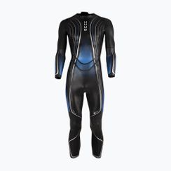 Pánský triatlonový neopren HUUB Agilis II Back Zip 3.5 metallic blue