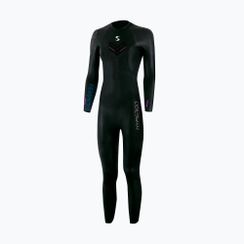 Dámská triatlonová neoprenová kombinéza Synergy Hyperion Full Sleeve black
