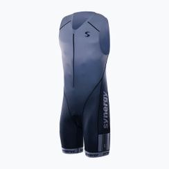 Pánská triatlonová kombinéza Synergy Elite Sleeveless Trisuit smoke gray
