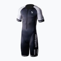Pánská triatlonová kombinéza Synergy Elite Short Sleeve Trisuit salt & pepper