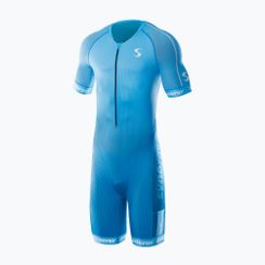 Pánská triatlonová kombinéza Synergy Elite Short Sleeve Trisuit cobalt blue
