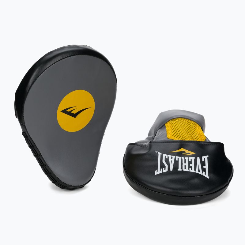 EVERLAST Lea Punch Mantis šedé kožené tréninkové štíty EV4910