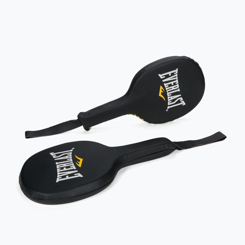 EVERLAST Lea Punch Paddle kožené tréninkové podložky černé EV4088