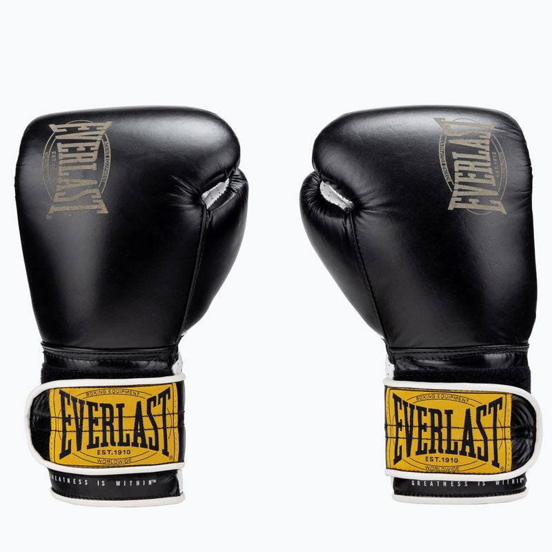 Boxerské rukavice EVERLAST 1910 Classic Pro Black EV1910PRO BL-12 OZ. 3