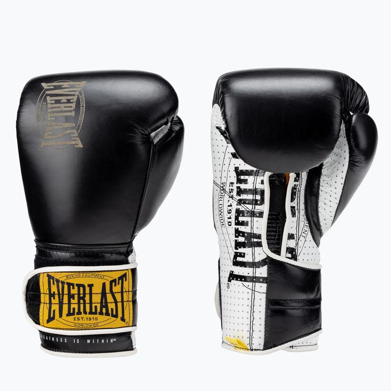 Boxerské rukavice EVERLAST 1910 Classic Pro Black EV1910PRO BL-12 OZ. 5