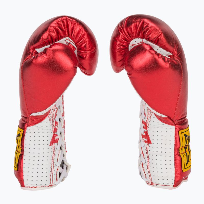 Boxerské rukavice  Everlast Fight Leather red 4