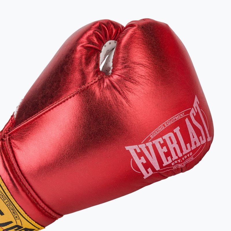 Boxerské rukavice  Everlast Fight Leather red 5