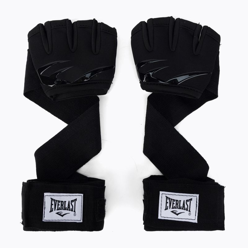 EVERLAST 4345 gelové rukavice s popruhem černé EV4345