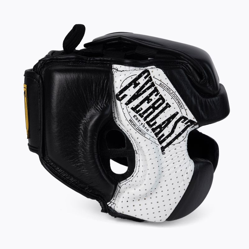 Pánská boxerská helma EVERLAST Kožená 1910 černá EV4820 L/XL 2