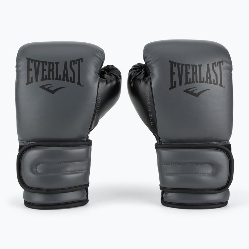 Boxerské rukavice  Everlast Powerlock 2 charocal 2