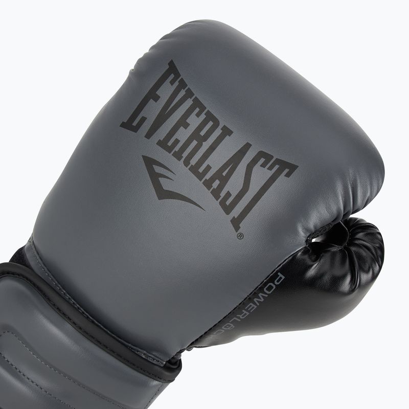 Boxerské rukavice  Everlast Powerlock 2 charocal 5