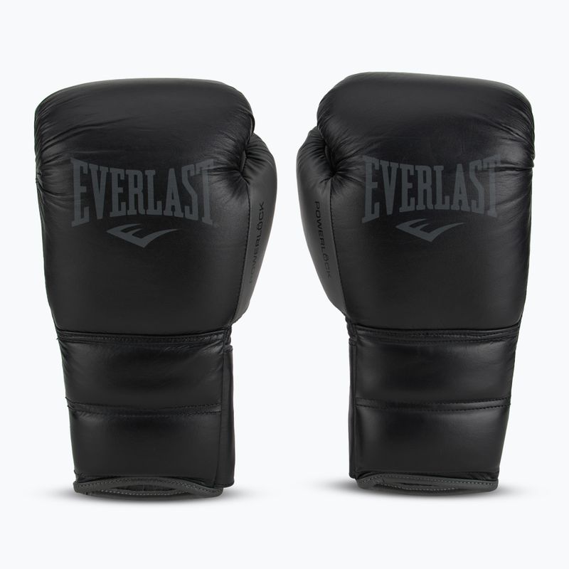 Boxerské rukavice Everlast Powerlock 2 Laced Pro Training black 2
