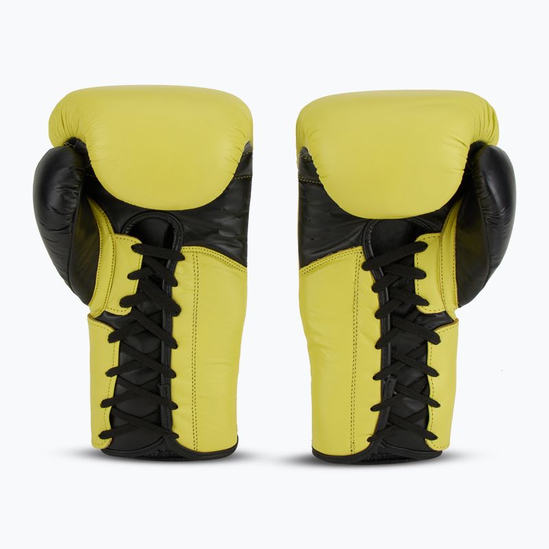 Boxerské rukavice Everlast Powerlock 2 Laced Pro Training neon yellow 3