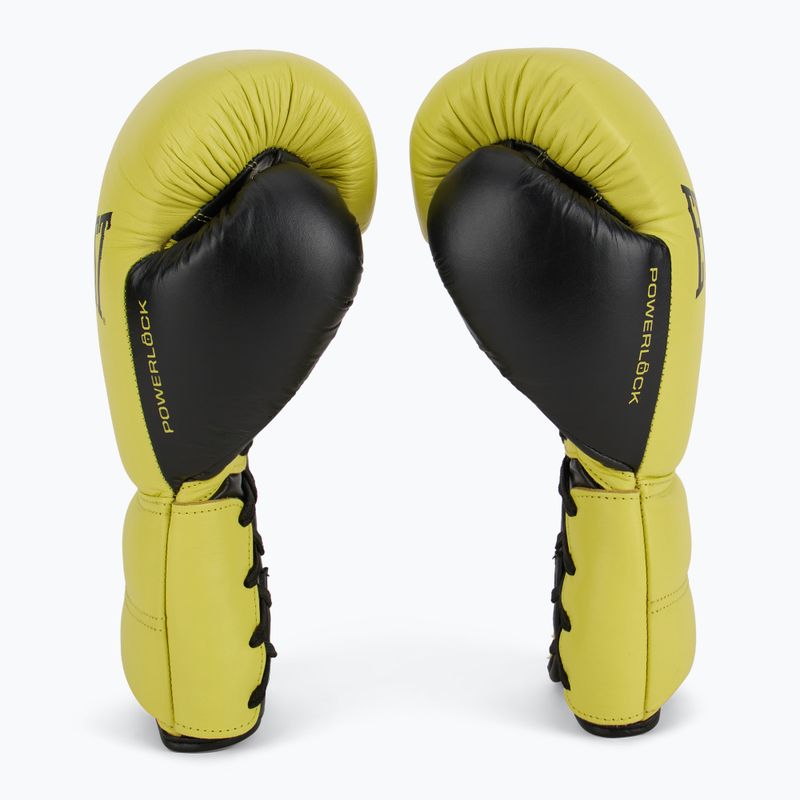 Boxerské rukavice Everlast Powerlock 2 Laced Pro Training neon yellow 4