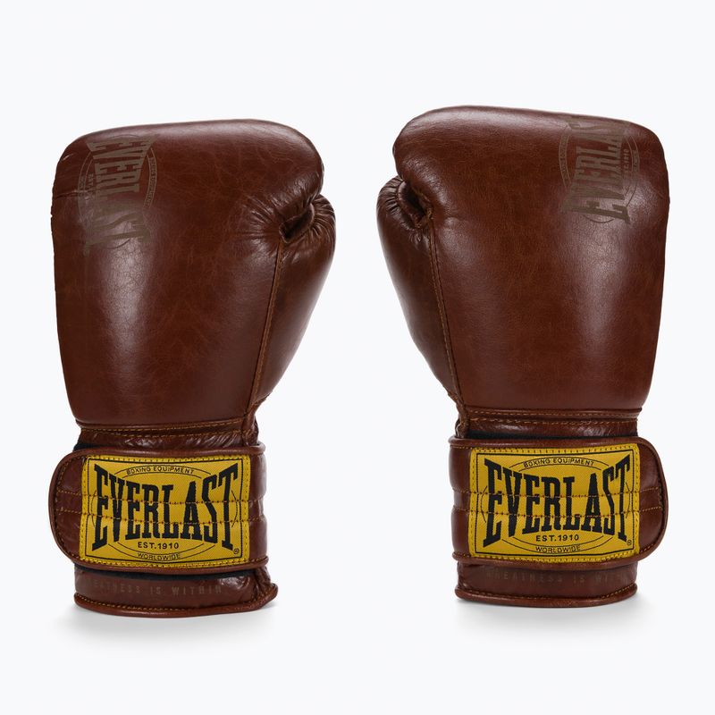 Hnědé boxerské rukavice EVERLAST 1910 Classic Pro EV1910PRO