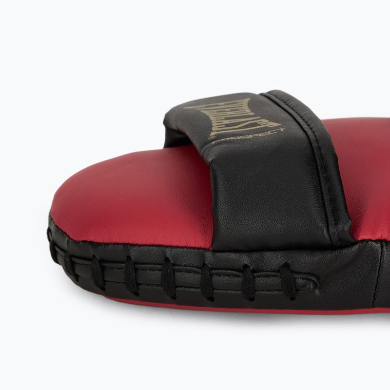 Boxerský set Everlast Prospect 2 helma + lapy + rukavice red/gold 11