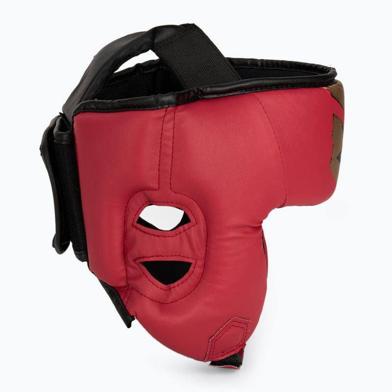 Boxerský set Everlast Prospect 2 helma + lapy + rukavice red/gold 13