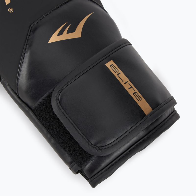 Boxerské rukavice  Everlast Pro Style Elite 2 black/gold 6
