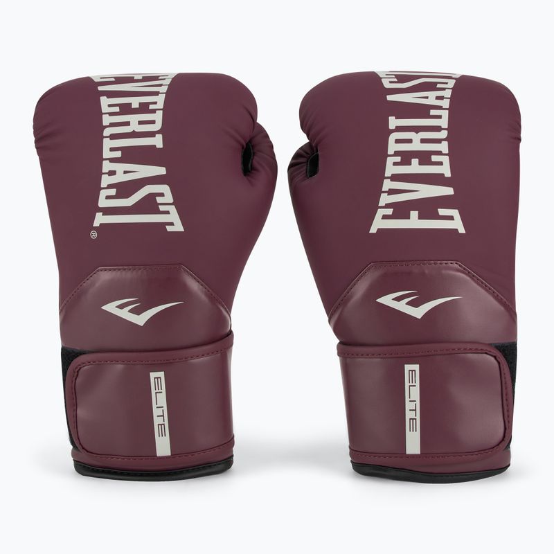 Boxerské rukavice  Everlast Pro Style Elite 2 maroon 2
