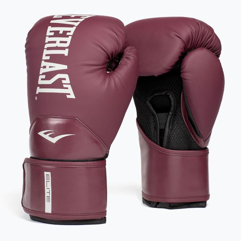 Boxerské rukavice  Everlast Pro Style Elite 2 maroon 7