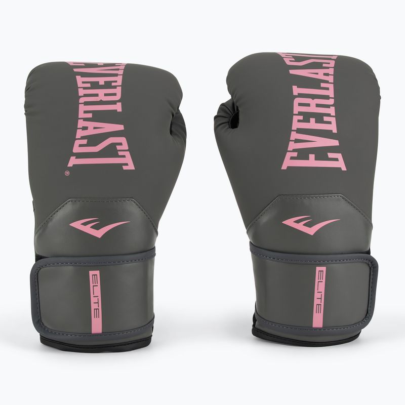 Boxerské rukavice  Everlast Pro Style Elite 2 grey/pink 2