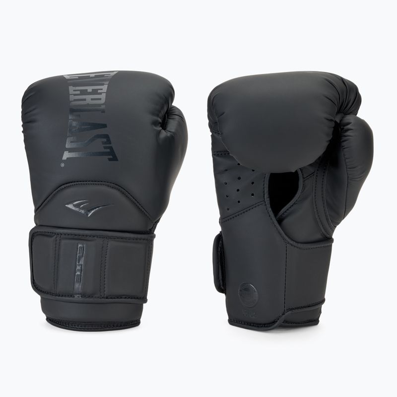 Boxerské rukavice Everlast Elite 2 Pro Boxing Leather black