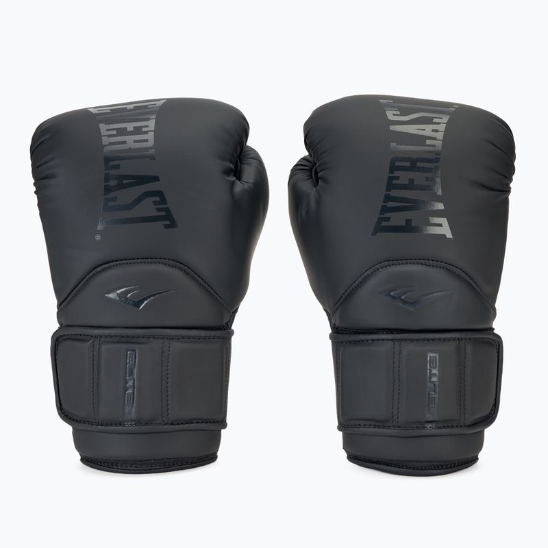 Boxerské rukavice Everlast Elite 2 Pro Boxing Leather black 2