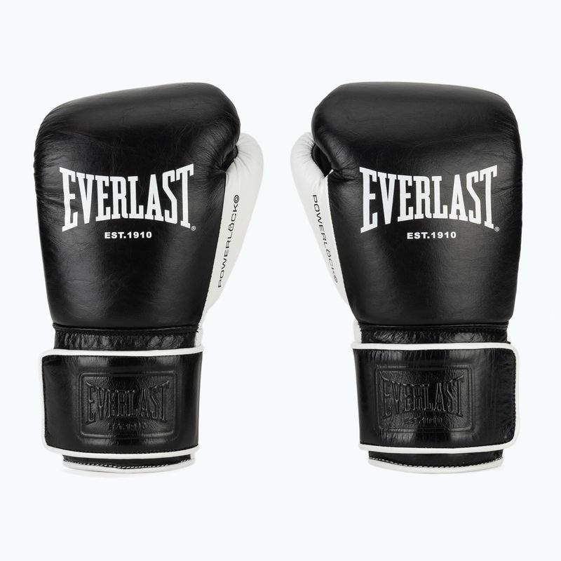 Boxerské rukavice Everlast Powerlock Pro OG H&L black/white 2