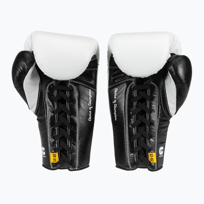 Boxerské rukavice Everlast Powerlock Pro OG Laced white/black 3