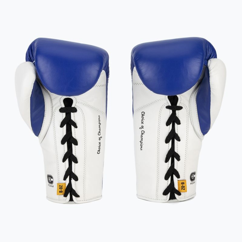 Boxerské rukavice Everlast Powerlock OG Pro Fight blue/white 3