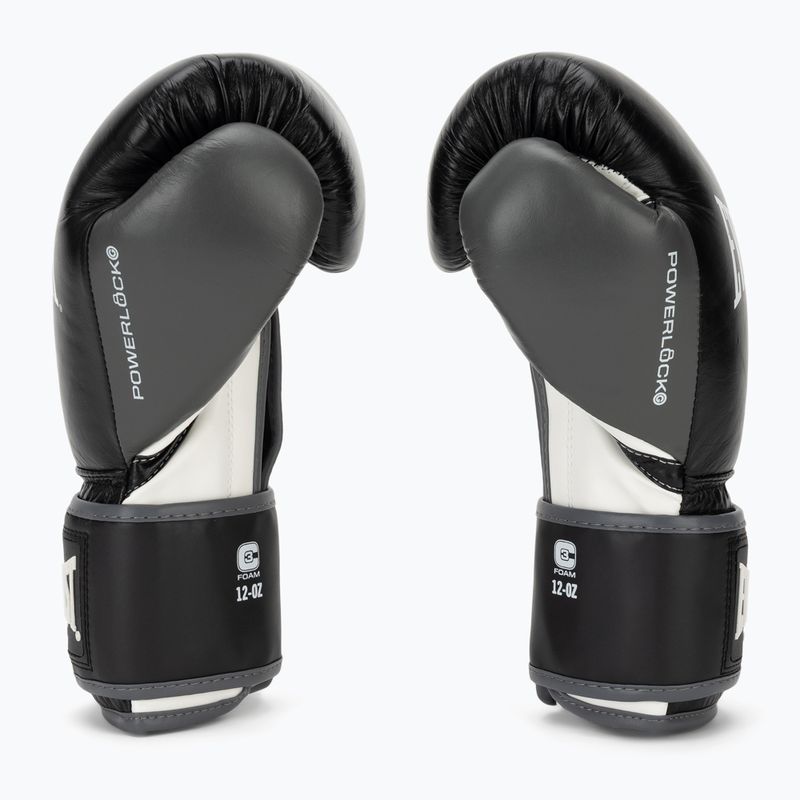 Boxerské rukavice Everlast Powerlock OG H&L Leather Advanced Training black/white 4
