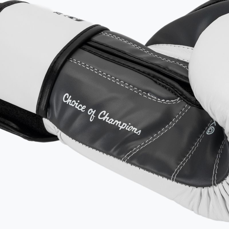 Boxerské rukavice Everlast Powerlock OG H&L Leather Advanced Training white/black 7